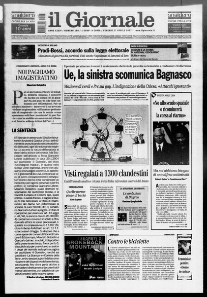 Il giornale : quotidiano del mattino